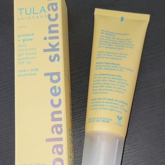 TULA protect + glow  daily sunscreen gel broad spectrum ****SEE BELOW**** - Picture 2 of 13